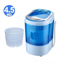 Electric Mini Portable Compact Washing Machine Hold 4.5 Kg Clothes 